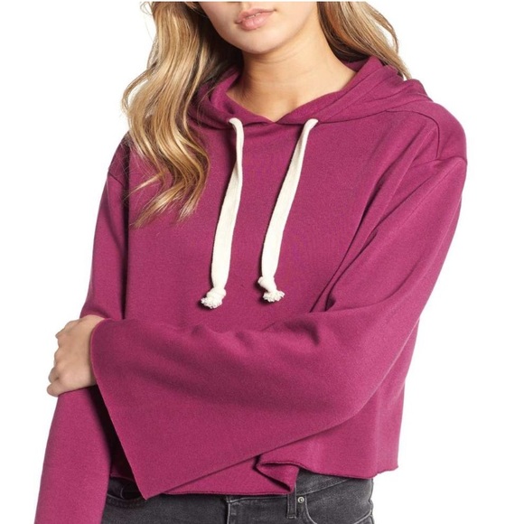 bp Sweaters - NWT BP Purple Magenta Bell Sleeve Sweater